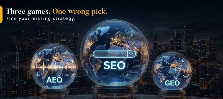 SEO vs GEO vs AEO: The Complete Picture And the Only Framework You Need Now